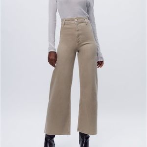 Zara Marine Straight High Rise Jean sand/brown women’s 30 (US 10)